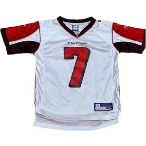 Vntg Authentic Michael Vick #7 Atlanta Falcons NFL Football Jersey Boys M 10/12